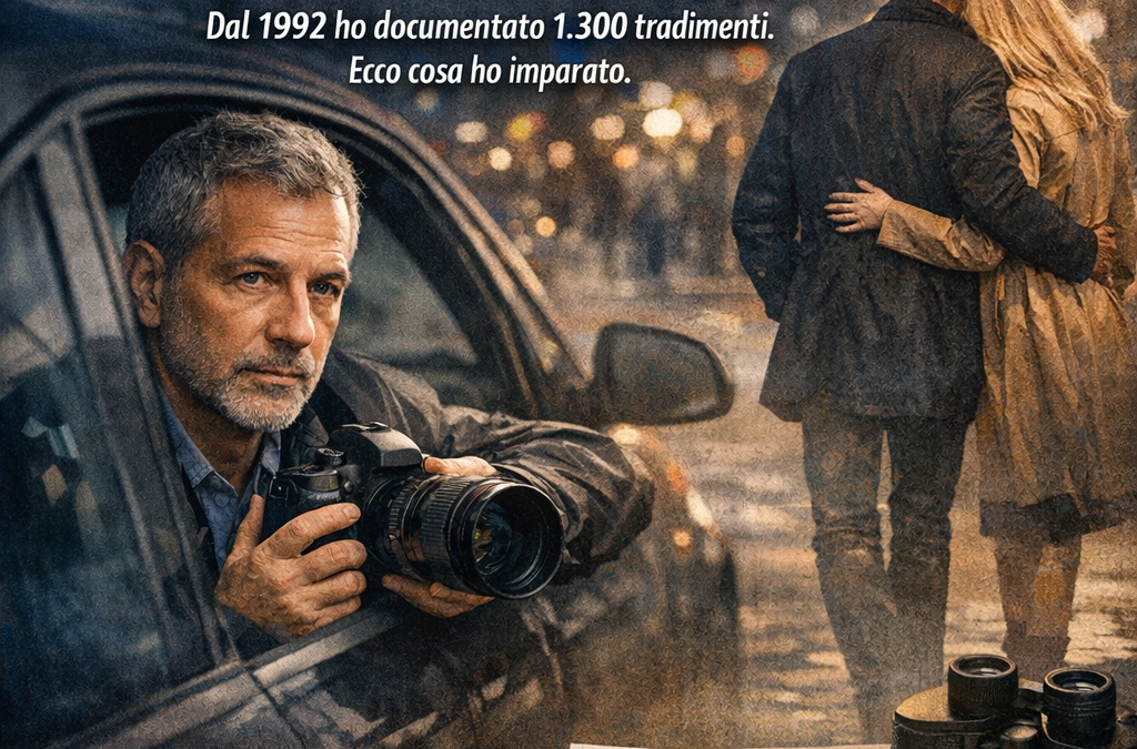 Come scoprire se ti tradisce: la guida di un investigatore privato con 1.300 casi documentati dal 1992